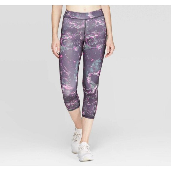 Women S Running Mid-Rise Capri Leggings 20 - C9 Champion Small - Picture 1 of 2